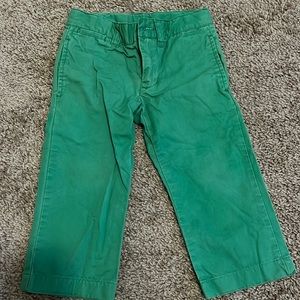 Green Toddler Polo Pants